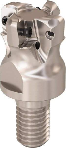 Seco - 25mm Cutting Diam, 0.9mm Max Depth of Cut, Modular Connection Indexable Copy End Mill - 4 Inserts, LOHT Insert, R217.21 Toolholder - Exact Tool & Supply