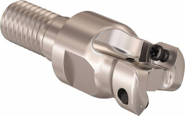 Seco - 14mm Cutting Diam, 0.32mm Max Depth of Cut, Modular Connection Indexable Copy End Mill - 2 Inserts, LPHT Insert, R217.21 Toolholder - Exact Tool & Supply