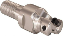 Seco - 12mm Cutting Diam, 0.32mm Max Depth of Cut, Modular Connection Indexable Copy End Mill - 2 Inserts, LPHT Insert, R217.21 Toolholder - Exact Tool & Supply