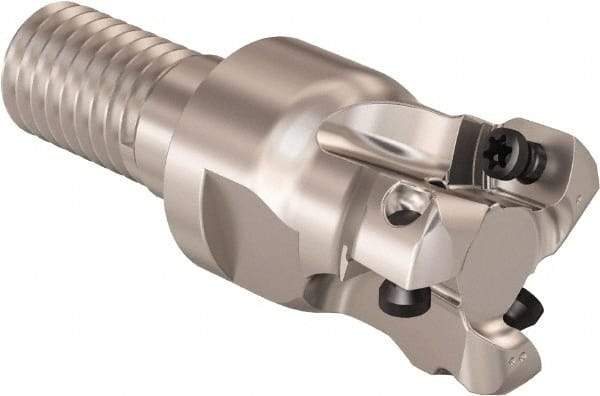 Seco - 5/8" Cutting Diam, 0.32mm Max Depth of Cut, Modular Connection Indexable Copy End Mill - 3 Inserts, LPHT Insert, R217.21 Toolholder - Exact Tool & Supply