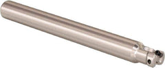 Seco - 1/2" Cutting Diam, 1/2" Shank Diam, 0.32mm Max Depth of Cut, Straight Shank Indexable Copy End Mill - 2 Inserts, LPHT Insert, R217.21 Toolholder - Exact Tool & Supply