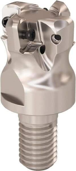 Seco - 1" Cutting Diam, 0.9mm Max Depth of Cut, Modular Connection Indexable Copy End Mill - 4 Inserts, LOHT Insert, R217.21 Toolholder - Exact Tool & Supply