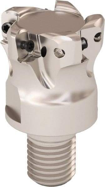 Seco - 35mm Cutting Diam, 0.9mm Max Depth of Cut, Modular Connection Indexable Copy End Mill - 5 Inserts, LOHT Insert, R217.21 Toolholder - Exact Tool & Supply