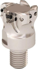 Seco - 35mm Cutting Diam, 0.9mm Max Depth of Cut, Modular Connection Indexable Copy End Mill - 5 Inserts, LOHT Insert, R217.21 Toolholder - Exact Tool & Supply