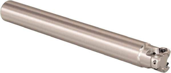 Seco - 20mm Cutting Diam, 18mm Shank Diam, 0.32mm Max Depth of Cut, Straight Shank Indexable Copy End Mill - 3 Inserts, LPHT Insert, R217.21 Toolholder - Exact Tool & Supply