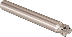 Seco - 27mm Cutting Diam, 25mm Shank Diam, 0.9mm Max Depth of Cut, Straight Shank Indexable Copy End Mill - 3 Inserts, LOHT Insert, R217.21 Toolholder - Exact Tool & Supply