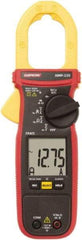 Amprobe - AMP-220, CAT III, Digital True RMS Clamp Meter with 1.378" Clamp On Jaws - 600 VAC/VDC, 600 AC/DC Amps, Measures Voltage, Capacitance, Current, microAmps, Resistance, Temperature - Exact Tool & Supply