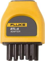 Fluke - Yellow/Black Electrical Test Equipment Adapter - Use with Fluke 500 Series Battersy Analyzers - Exact Tool & Supply