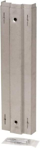 Door Innovation - 5-3/4" Wide x 21.6" High, Galvanized, Door Reinforcer - 1-3/4" Thick Door, Use with Strike Side of Steel Door Frame - Exact Tool & Supply