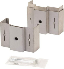 Door Innovation - 5-3/4" Wide x 4" High, Galvanized, Door Reinforcer - 1-3/4" Thick Door, Use with Universal Steel Door Jamb - Exact Tool & Supply