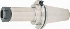 Parlec - 6" Projection, CAT50 Dual Contact Taper, ER32 Collet Chuck - Through Coolant - Exact Tool & Supply