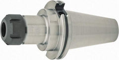 Parlec - 6.22" Projection, CAT50 Dual Contact Taper, ER32 Collet Chuck - Through Coolant - Exact Tool & Supply