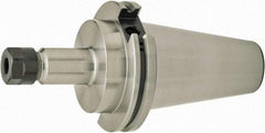 Parlec - 4.12" Projection, CAT50 Dual Contact Taper, ER16 Collet Chuck - Through Coolant - Exact Tool & Supply