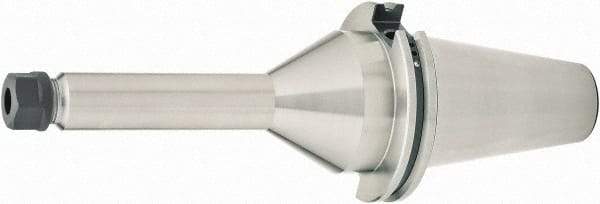 Parlec - 8" Projection, CAT50 Dual Contact Taper, ER16 Collet Chuck - Through Coolant - Exact Tool & Supply