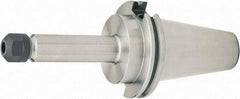Parlec - 8.22" Projection, CAT50 Dual Contact Taper, ER16 Collet Chuck - Through Coolant - Exact Tool & Supply
