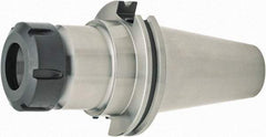 Parlec - 4" Projection, CAT50 Dual Contact Taper, ER40 Collet Chuck - Through Coolant - Exact Tool & Supply