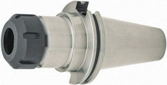 Parlec - 4.22" Projection, CAT50 Dual Contact Taper, ER40 Collet Chuck - Through Coolant - Exact Tool & Supply