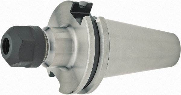 Parlec - 3.22" Projection, CAT40 Taper Shank, ER16 Collet Chuck - Through Coolant - Exact Tool & Supply