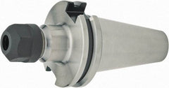 Parlec - 3.22" Projection, CAT40 Taper Shank, ER16 Collet Chuck - Through Coolant - Exact Tool & Supply