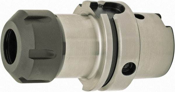 Parlec - 3.37" Projection, HSK63A Hollow Taper, ER25 Collet Chuck - Through Coolant - Exact Tool & Supply
