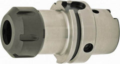 Parlec - 3.37" Projection, HSK63A Hollow Taper, ER25 Collet Chuck - Through Coolant - Exact Tool & Supply