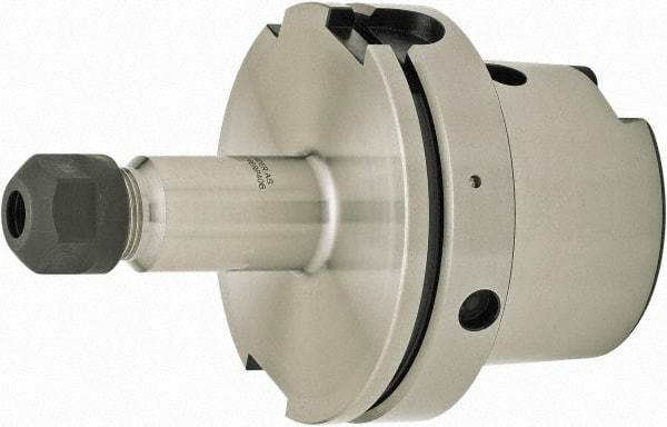 Parlec - 4.16" Projection, HSK100A Hollow Taper, ER20 Collet Chuck - Through Coolant - Exact Tool & Supply
