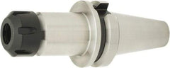 Parlec - 4.22" Projection, BT40 Dual Contact Taper, ER32 Collet Chuck - Through Coolant - Exact Tool & Supply