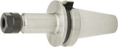 Parlec - 3.12" Projection, BT40 Dual Contact Taper, ER16 Collet Chuck - Through Coolant - Exact Tool & Supply