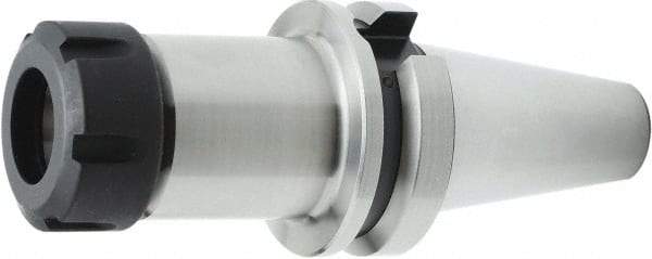 Parlec - 6" Projection, BT40 Dual Contact Taper, ER32 Collet Chuck - Through Coolant - Exact Tool & Supply