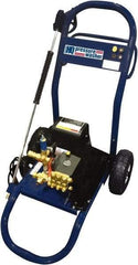 Value Collection - Electric, 20 Amp, 4 hp, 2,000 psi, 3 GPM, Cold Water Pressure Washer - General Triplex Ceramic Plunger, 50' x 3/8" Hose, 220 Max Volts - Exact Tool & Supply