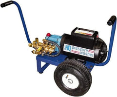 Value Collection - Electric, 20 Amp, 4 hp, 2,000 psi, 3 GPM, Cold Water Pressure Washer - General Triplex Ceramic Plunger, 25' x 3/8" Hose, 220 Max Volts - Exact Tool & Supply