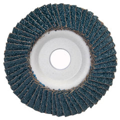 4″ × 1/4″ × 5/8″ PowerFlex Flap Disc Type 29 Contoured 120 Grit - Exact Tool & Supply