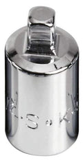 SK - 1/2" Drive, 7/16" Socket, Male Pipe Plug Socket - 4 Points, 1-3/8" OAL - Exact Tool & Supply