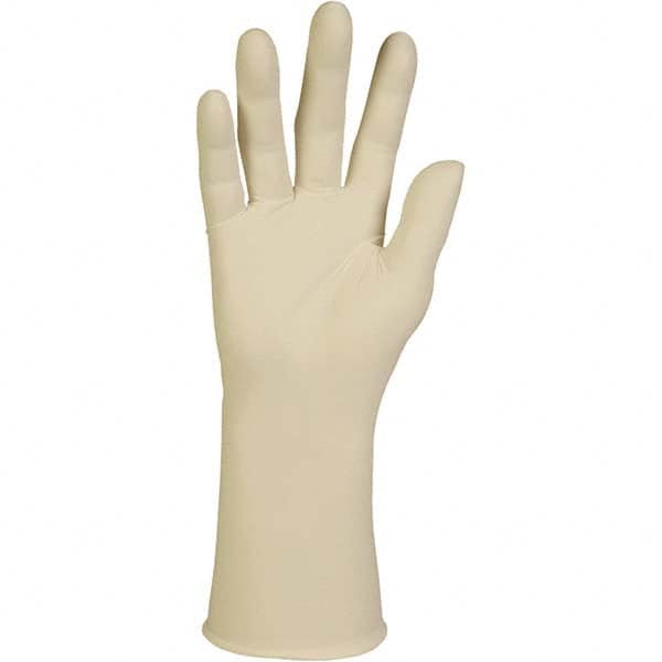 Kimtech - Size 7, 8.66 mil, Cleanroom Grade, Powder Free Latex Disposable Gloves - Exact Tool & Supply