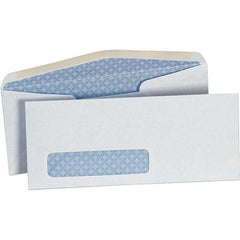 UNIVERSAL - 12-1/4" Long x 10" Wide Gummed Flap Security Envelope - White - Exact Tool & Supply