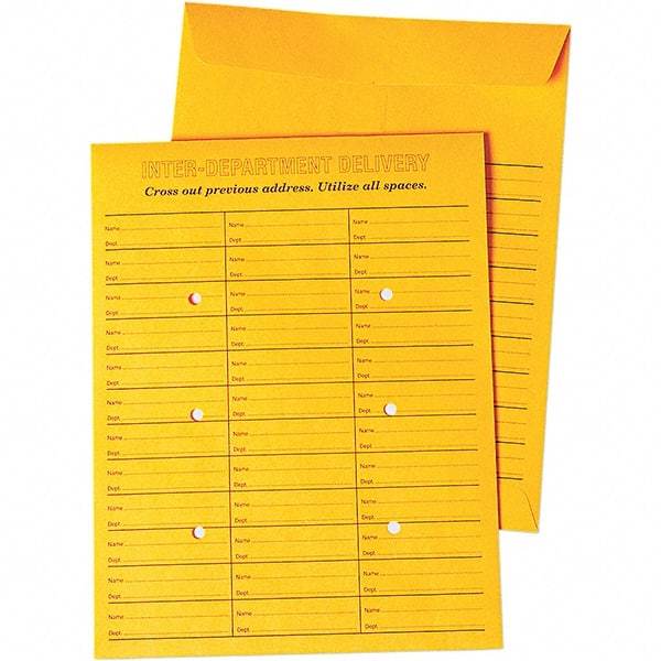 Universal One - 3" Long x 10.31" Wide Self Seal Inter-Department Envelope - Brown - Exact Tool & Supply