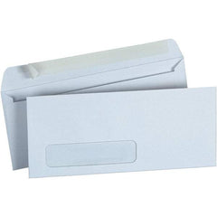 Universal One - 4.13" Long x 9.63" Wide Peel-Off Self-Seal Business Envelope - White - Exact Tool & Supply