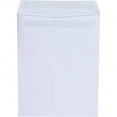 Universal One - 16.37" Long x 9-1/2" Wide Self Seal White Catalog Envelope - White - Exact Tool & Supply