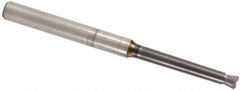 Seco - 5mm, 2 Flute, Single End, Solid Carbide, 0.4mm Corner Radius End Mill - 80mm OAL, 0° Helix, Right Hand Flute, 0.3mm LOC, Right Hand Cut, 25mm Extended Reach - Exact Tool & Supply