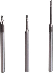 Seco - 0.6mm, 2 Flute, Single End, Solid Carbide, 0.05mm Corner Radius End Mill - 50mm OAL, 20° Helix, Right Hand Flute, 0.7mm LOC, Right Hand Cut, 2mm Extended Reach - Exact Tool & Supply