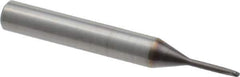 Seco - 1.5mm Diam, 1.5mm LOC, 2 Flute Solid Carbide Ball End Mill - MEGA-T Finish, Single End, 50mm OAL, 6mm Shank Diam, Spiral Flute - Exact Tool & Supply