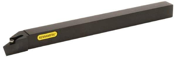 Kennametal - SVJB, Right Hand Cut, 3° Lead Angle, 16mm Shank Height x 16mm Shank Width, Neutral Rake Indexable Turning Toolholder - 100mm OAL, VB..1103.. Insert Compatibility, Series Screw-On - Exact Tool & Supply