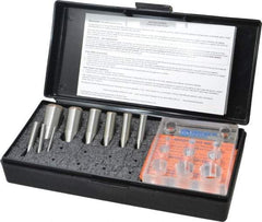 Precision Brand - 1/8 to 3/4 Inch Diameter Shim Punch and Die Set - 1/8, 3/16, 1/4, 5/16, 3/8, 7/16, 1/2, 5/8 and 3/4 Inch Diameter, 9 Piece - Exact Tool & Supply