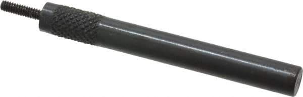 Merit Abrasives - 3-48 Cross/Square Pad Mandrel - 2-1/2" Long x 1/4" Diam - Exact Tool & Supply