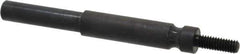 Made in USA - 8-32 Cross/Square Pad Mandrel - 3" Long x 1/4" Diam - Exact Tool & Supply