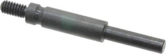 Made in USA - 1/4-20 Cross/Square Pad Mandrel - 3" Long x 1/4" Diam - Exact Tool & Supply