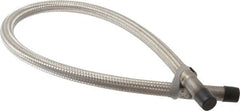 Made in USA - 36" OAL, 1/2" ID, 1,040 Max psi, Flexible Metal Hose Assembly - Exact Tool & Supply