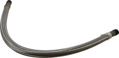 Made in USA - 36" OAL, 3/4" ID, 600 Max psi, Flexible Metal Hose Assembly - Exact Tool & Supply