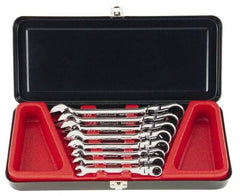 Blackhawk by Proto - 8 Piece, 5/16" to 3/4", Combination Wrench Set - Inch Measurement Standard, Full Polish Finish, Comes in Metal Case - Exact Tool & Supply