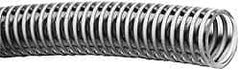 Made in USA - 4" Inside x 4-1/2" Outside Diam, PVC Liquid Suction & Discharge Hose - Clear, 100' Long, 28 Vacuum Rating, 50 psi Working Pressure - Exact Tool & Supply
